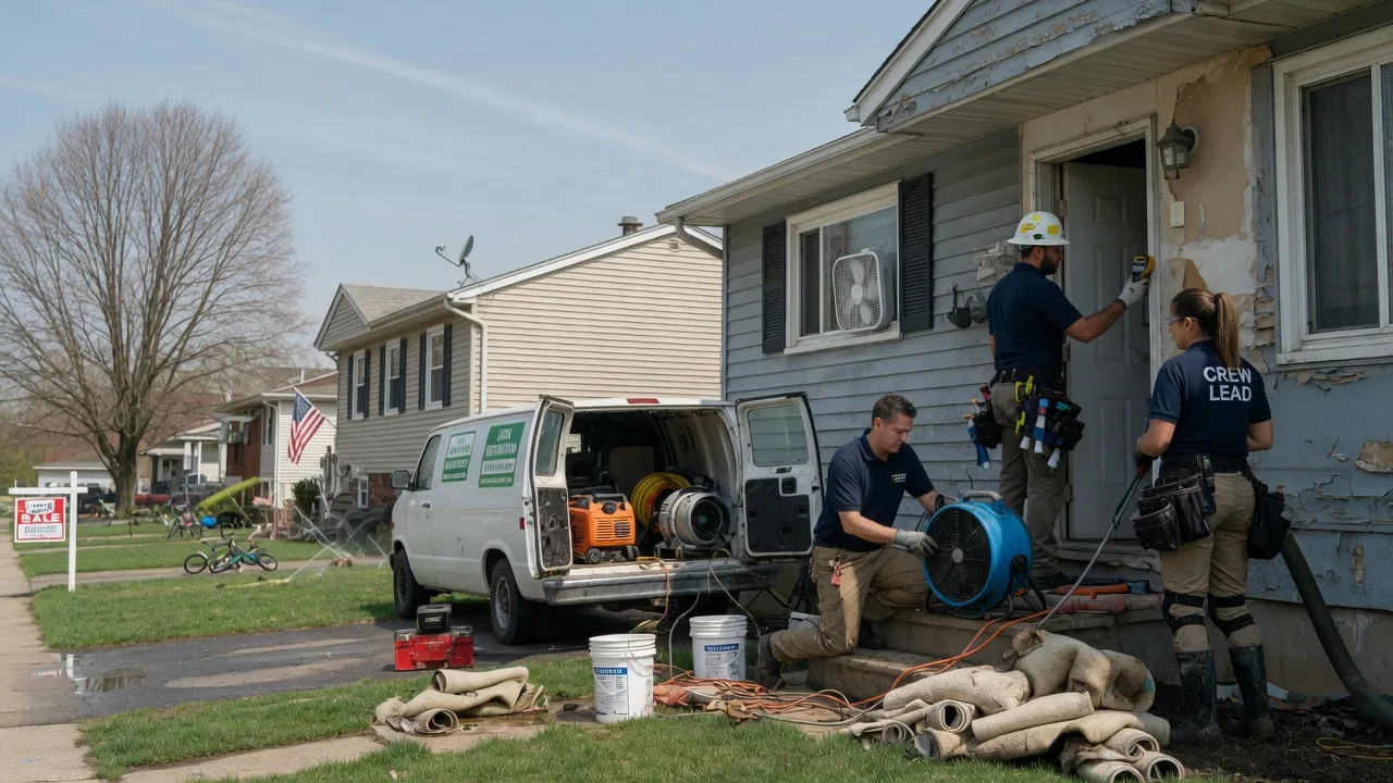 Flood Cleanup in Bechtelsville, PA near me