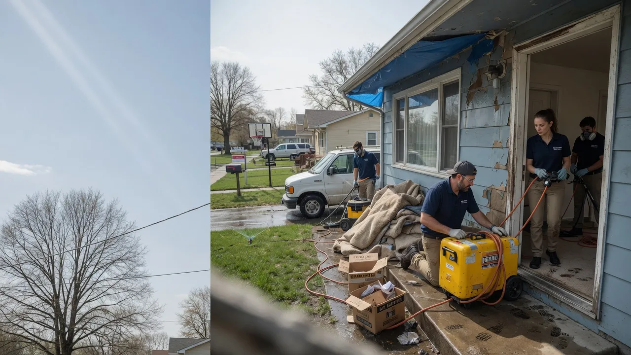 Basement Flood Cleanup in Bechtelsville, PA near me